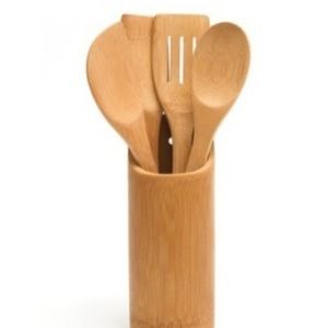 Diamond Home 5 Piece Bambo Utensil Set